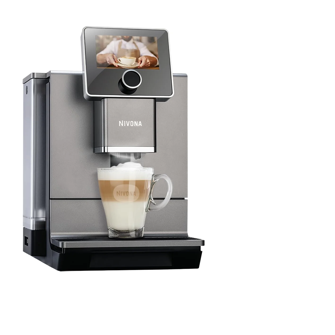 Nivona NICR CafeRomatica 970 Kaffeevollautomat, Titan