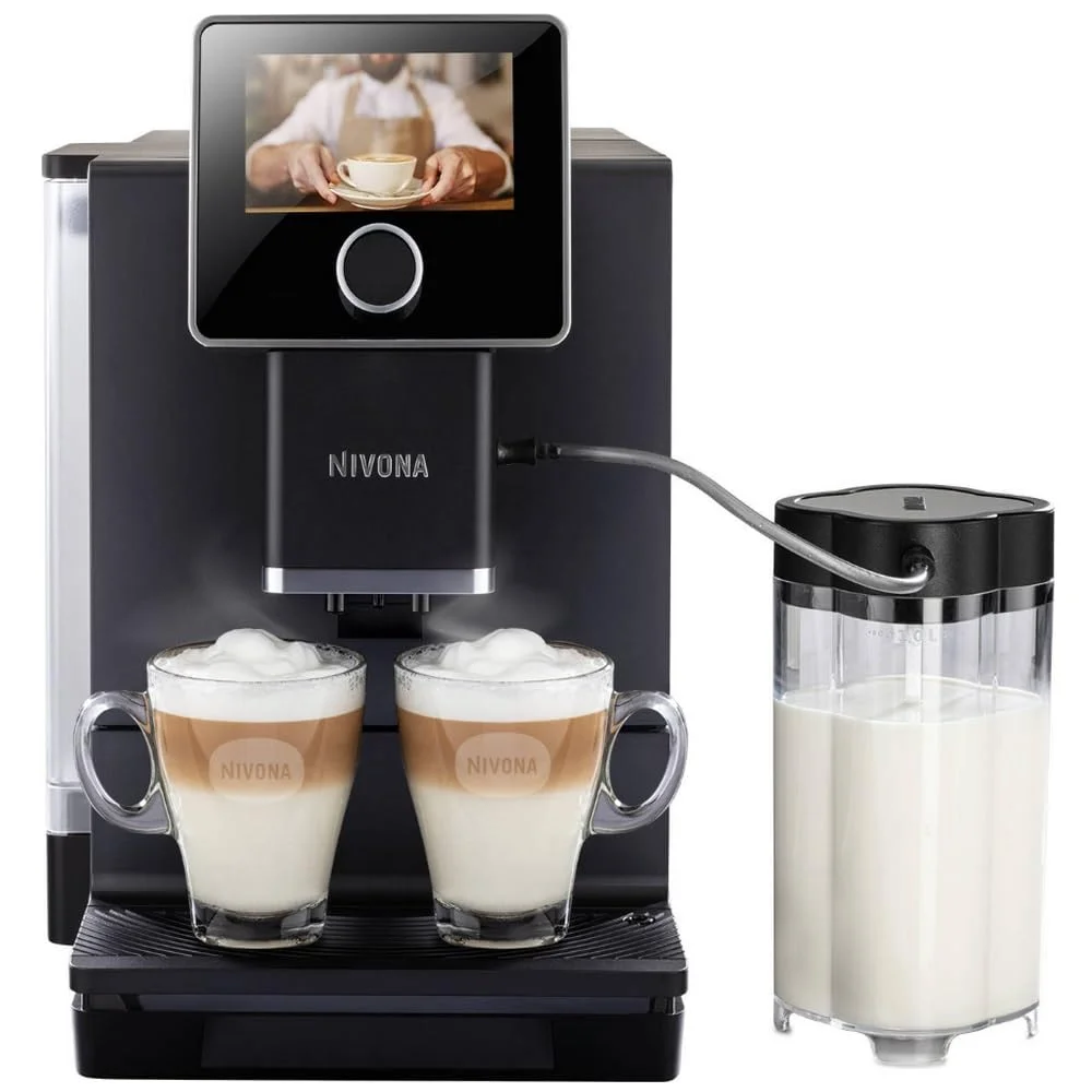 Nivona NICR CafeRomatica 960 Kaffeevollautomat, Mattschwarz/Chrome