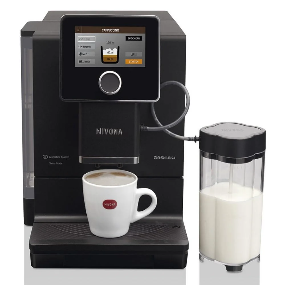 Nivona NICR CafeRomatica 960 Kaffeevollautomat, Mattschwarz/Chrome